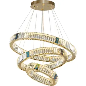 Modern Minimalist Abalone Shell Decoration Crystal Chandelier For Bedroom Living Room