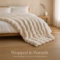 Plaid épais en fausse fourrure de lapin, couverture de canapé et de lit en peluche à poils longs, coussin chaud pour l'hiver, vente en gros OEM ODM