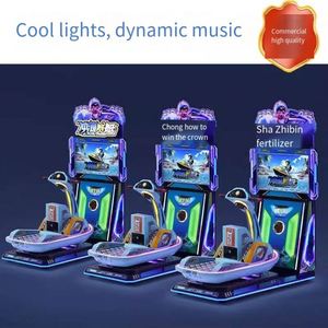 2024 New <b>Model</b> Electric Children's Canoe Surfing Game Coin-Operated <b>Airport</b> Entertainment Equipment Manufacturer English Metal - Product Image 4