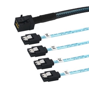 <span class=keywords><strong>Meo</strong></span> สาย MINI SAS 12กิกะไบต์/วินาที SFF-8643กับ1-to-4อะแดปเตอร์ SATA ความยาว1เมตรโครงสร้างพลาสติก/ไนลอน/โลหะสำหรับใช้ในคอมพิวเตอร์ - Product Image 3