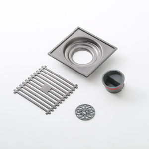 Accessoires <span class=keywords><strong>de</strong></span> salle <span class=keywords><strong>de</strong></span> bain modernes en acier inoxydable 304 chromé <span class=keywords><strong>de</strong></span> 4 pouces, certifiés Watermark, avec raccord à compression anti-odeur - Product Image 2