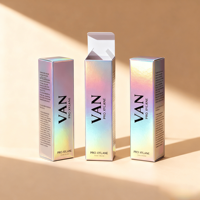 Fournisseur de boîtes en papier, emballage cadeau de luxe personnalisé en carton holographique, emballage cosmétique en papier, boîte d'emballage en papier