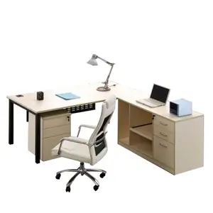 Moderne Kantoormeubilair Executive Manager Desk Baas Tafel L Vorm Regisseur Tafel