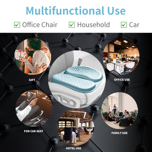 Cojín de Gel para Asiento de Oficina/Coche Anjuny con Certificación CE, Espuma Viscoelástica, Gel Refrigerante 3D en Forma de Panal para la Espalda Baja, Ventilación - Product Image 3