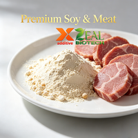 Tepung Kedelai Premium Tanpa Lemak, Non-GMO, Protein ≥52%, Rendah Lemak, Enzim Tidak Aktif, Grade Makanan, untuk Kue, Nutrisi Daging, Makanan Hewan Peliharaan