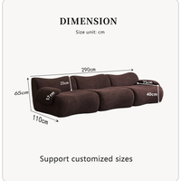 Canapé convertible moderne en mousse éponge 100% pure, compressé et rembourré, tissu personnalisé, couleurs artistiques, emballé sous vide et emballé en boîte OEM