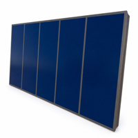 Collecteur solaire thermique à plaque plate intégrée SOLETKS EFPC de grande taille pour systèmes de chauffage solaire commerciaux, fabrication OEM ODM directe d'usine