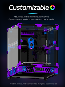SIBOOR para Impresora 3D VORON 2.4 R2, Rieles HIWIN SIBOOR 300x300mm/350x350mm, Piezas Metálicas CNC, Opción de Color, Plataforma Caliente de Aluminio PLA - Product Image 2