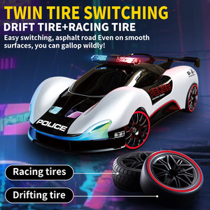 1:20 échelle lumière LED dérive télécommande voiture 2.4g électrique Rechargeable 4wd cascadeur Rc haute vitesse voiture jouet pour garçons enfants cadeaux - Product Image 6