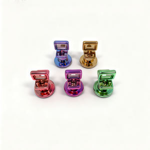 Changqin DL6758 Style commun partie métallique accessoire <span class=keywords><strong>de</strong></span> mode délicat Nickel <span class=keywords><strong>Euro</strong></span> Style sac à main et sac à main tourner serrure - Product Image 1