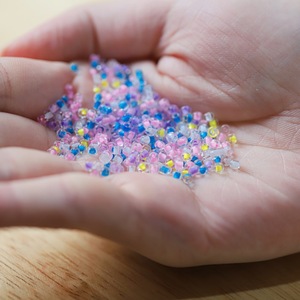 Perles de verre teintées à cœur souple 4mm 3mm 2mm, perles rondes en vrac pour la fabrication de colliers et bracelets DIY - Product Image 3