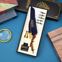 Ensemble de plumes pour étudiants pour pratiquer la calligraphie, stylo à plume, coffret cadeau, cadeau d'anniversaire pour camarades de classe