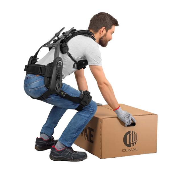 Comau MATE-XB Passive Wearable Robot | Ergonomic Lower Back Lumbar Support | Personal Protective Equipment | Size XL