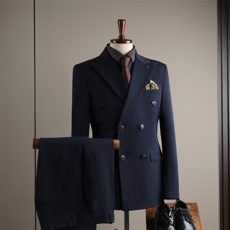 Bleu marine (costume + pantalon)