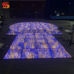 SMOOTH Iron - Plataforma de Escenario Cuadrada Luminosa LED para Eventos de Boda, con Diseño de Espejo, 60 cm x 60 cm - Product Image 6