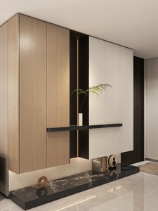 Mueble <span class=keywords><strong>de</strong></span> Almacenamiento <span class=keywords><strong>de</strong></span> Entrada Minimalista Italiano, con Acabado Impermeable, para Espacios Amplios <span class=keywords><strong>de</strong></span> Entrada Principal en Dúplex - Product Image 3
