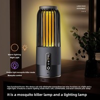 Lampe anti-moustiques LED solaire USB de camping extérieure, nouveau modèle, directement de l'usine, avec fonction de suspension et tue-moustiques électrique