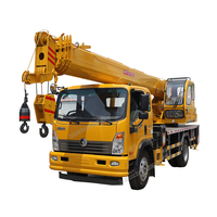 Fabricant chinois de grue mobile sur camion de 30 m, 12 tonnes, grue à bras hydraulique pour camions