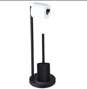 Portarotolo <span class=keywords><strong>da</strong></span> Bagno Autoportante <span class=keywords><strong>in</strong></span> <span class=keywords><strong>Acciaio</strong></span> <span class=keywords><strong>Inox</strong></span> 304 Finitura Nichel, Supporto per Rotolo di <span class=keywords><strong>Carta</strong></span> <span class=keywords><strong>Igienica</strong></span> <span class=keywords><strong>da</strong></span> <span class=keywords><strong>Terra</strong></span> Moderno - Product Image 1