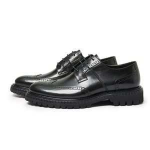 Zapatos de Hombre de Cuero Italiano con Cordones, Calzado Formal Hecho a Mano, Zapatos de Boda de Alta Calidad al por Mayor - Product Image 4