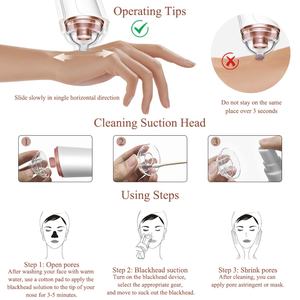 Removedor Eléctrico de Puntos Negros y Acné con Kit de Succión Facial, Herramienta de Belleza para Eliminar Puntos Negros - Product Image 5