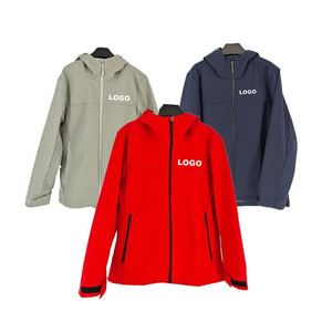 Design Plus Size Outdoor <b>Jacket</b> Tactical Breathable Zipper Closure Custom Printed Quick Dry Windproof Fabric Outdoor Blouson - Product Image 1