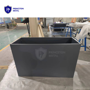 Maceta Rectangular <span class=keywords><strong>de</strong></span> Aleación <span class=keywords><strong>de</strong></span> Aluminio, Decorativa, Moderna, <span class=keywords><strong>de</strong></span> Alta Gama, Fácil <span class=keywords><strong>de</strong></span> Montar, Resistente, para Azoteas/Espacios Regulares - Product Image 2