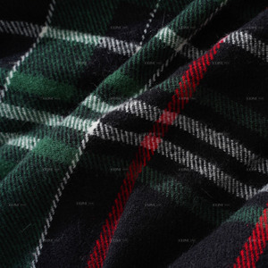 <span class=keywords><strong>Plaid</strong></span> en flanelle à carreaux double couche, grammage lourd, doublé <span class=keywords><strong>fausse</strong></span> <span class=keywords><strong>fourrure</strong></span>, confortable pour la sieste hivernale, pour canapé et chambre - Product Image 2