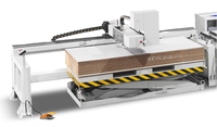 Deux ensembles de machines de découpe CNC à grande vitesse pour la production de meubles, ligne de découpe à nidification, haute précision, rapide, grand moteur à roulement en bois