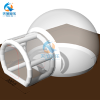 Tente à bulles géantes transparente en PVC gonflable Igloo en cristal Dome Fun Kids Party Balloons Clear House for Kids