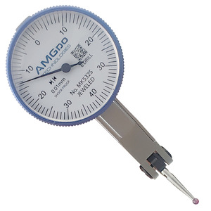 Indicador de Dial de Palanca de Acero Inoxidable Amgdo MK-532S 0-0.8mm Precisión de 0.01mm para Medición de Paralelismo y Excentricidad Hecho en Taiwán - Product Image 2