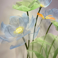 Vente chaude Soie Lotus Fleurs Artificielles Groupe Pour Fenêtre Affichage De Mariage Décoration Fond Décoration De La Maison Photographie Props