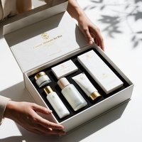 Emballage personnalisé en boîte magnétique pour ensemble de sérums de soin de la peau avec fournisseur d'emballages cadeaux haut de gamme et cosmétiques FSC