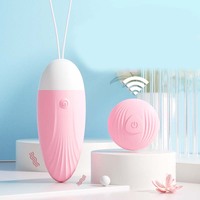 Großhandel USB-Aufladbarer Kabelloser Ferngesteuerter Ei-Vibrator aus Silikon, Körperfreundlich für Frauen, Erwachsenen-Spielzeug