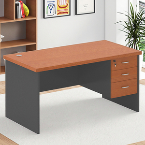Para Ekintop, escritorio de oficina ejecutivo moderno, mesa de ordenador convertible de MDF <span class=keywords><strong>Popular</strong></span>, muebles de panel de madera con diseño elegante - Product Image 2