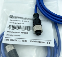 كابل توصيل أصلي من نوع Pe+Fu طراز V1-G-2M-PVC/V31-GM-2M/V1-W-N-5M-PUR/V1-W-N-10M-PUR