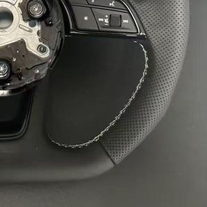 Volante auto in pelle personalizzato per Audi A1 8X A2 A3 Q3 Q5 <span class=keywords><strong>Q2</strong></span> A4 A5 A6 A8 Q3 Q5 Q7 S3 S5 S7 accessori per auto volante - Product Image 5