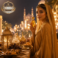 Saha and Dates Eau de Parfum 22% Parfum Arabe Unisexe Cadeau de l'Aïd Marque Privée OEM