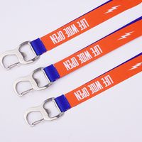 Lanière personnalisée écologique en polyester/nylon pour porte-badge, porte-clés, téléphone, avec libération rapide, impression de logo en gros, durable, couleur Pantone