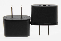 US Plug Adapter AU EU ke US Universal Plug Converter Travel Power Strip Eropa ke USA Outlet soket listrik