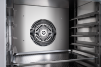 Congélateur vertical -40°C, 15 plateaux, machine de congélation rapide, acier inoxydable, refroidissement par air, dégivrage automatique