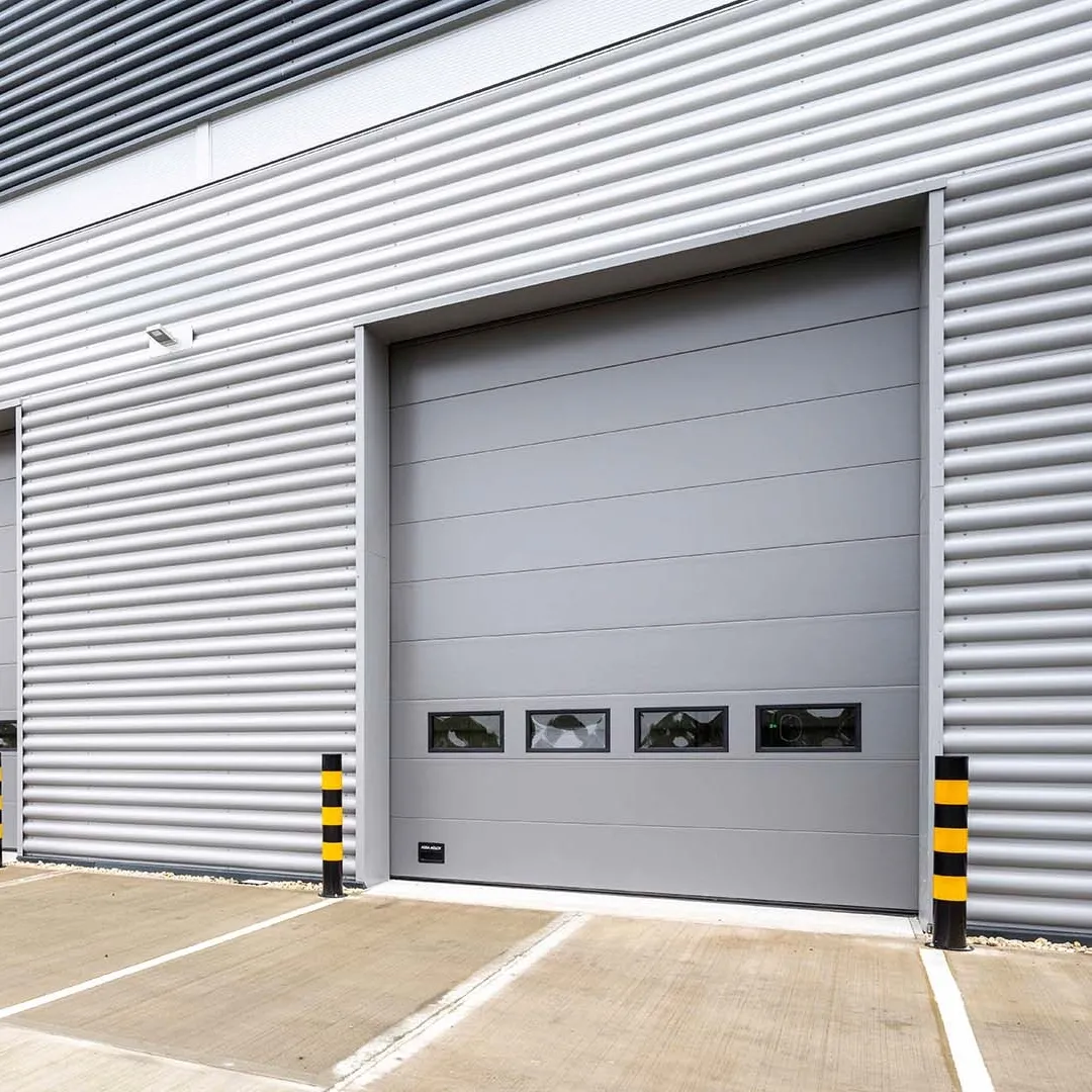 Otomatik dikey kaldırma sürgülü havai seksiyonel endüstriyel garaj depo kapısı kapı ile yalıtımlı Panel