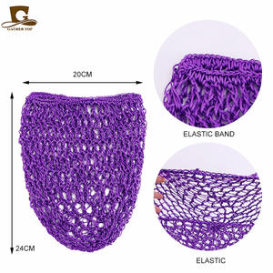 Respirant Coloré Crochet Rayonne Cheveux Accessoires Chignon Couverture Cheveux Net <span class=keywords><strong>Snood</strong></span> pour Cheveux Longs - Product Image 5