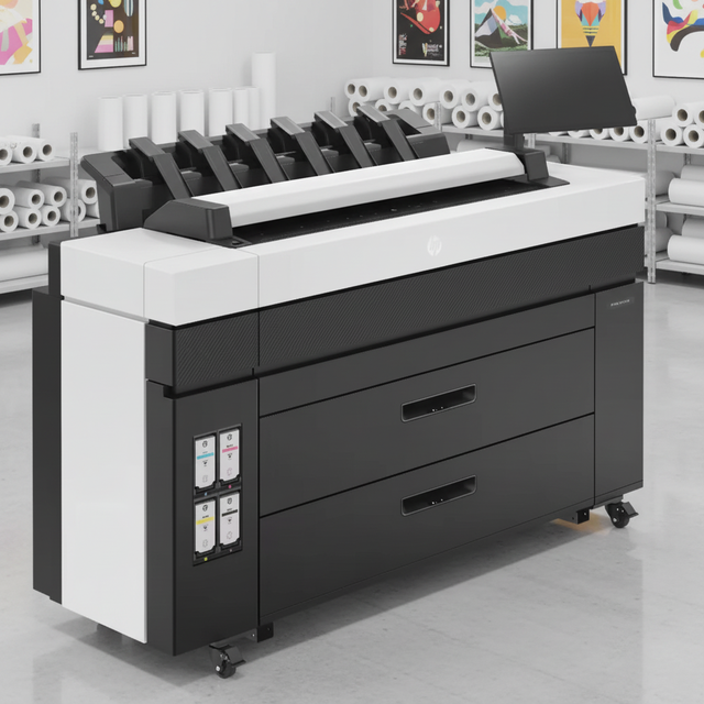 HP DesignJet XL 3800 A0 High-Speed 36-Inch Production Printer with Scanner Multifunctional Graph Plotter 99M Cutting Length
