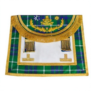 Delantal de tela escocesa para manualidades, delantal de tela de tartán - Product Image 1
