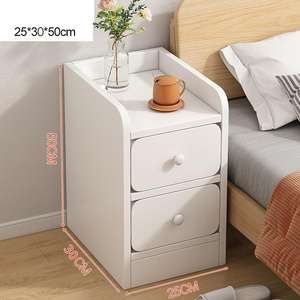 שולחן ליד המיטה שולחן מיטה רב פונקציונלי קטן ארון ארון בגדים - Product Image 4