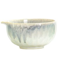 Lot de 5 bols à matcha martelés personnalisés en céramique Katakuchi, avec bec verseur, couleurs pastel, pour cérémonie du thé, OEM