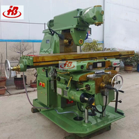 Machine à fraiser manuelle à tête pivotante universelle X6240, machine à découper le métal lourd avec une rigidité élevée, une large plage de vitesse d'alimentation