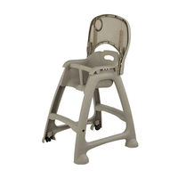 Chaise haute mobile en plastique de Bb d'enfants de bébé de pp pour alimenter les chaises dinantes des enfants commerciaux chaise tournante de Bb pour l'hôtel de restaurant