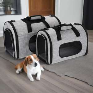 Sac <span class=keywords><strong>de</strong></span> <span class=keywords><strong>transport</strong></span> <span class=keywords><strong>pour</strong></span> animaux <span class=keywords><strong>de</strong></span> compagnie à bandoulière unique <span class=keywords><strong>de</strong></span> luxe, respirant, pratique, portable, sac à dos <span class=keywords><strong>pour</strong></span> <span class=keywords><strong>chien</strong></span> d'extérieur, <span class=keywords><strong>cage</strong></span>, tenue <span class=keywords><strong>pour</strong></span> poils raides - Product Image 4